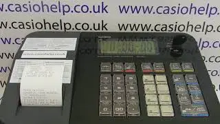 Как выполнить сброс настроек кассового аппарата Casio PCR-T273 к заводским настройкам