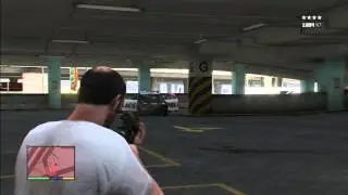GTA 5 Five Star Escape on foot........Almost