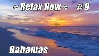 Caribbean Sunset ROSE ISLAND Bahamas near Nassau: #9 Beaches Ocean Waves Relaxing Beach