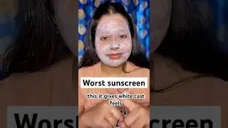 Minimalist niacinamide multivitamin sunscreen review #shorts #viralvideo