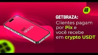 Clientes pagam por Pix e voc&ecirc; recebe em crypto USDT