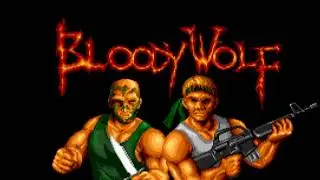 Bloody Wolf (Arcade) - Full Playthrough and Ending