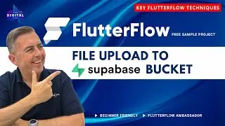 #FlutterFlow File Upload to #Supabase Storage Bucket - Walkthrough