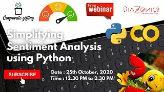 Simplifying Sentiment Analysis using Python | Diazonic Labs