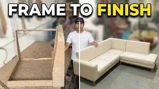Building the Corner Unit of an L-Shaped Sofa – Start to Finish DIY Tutorial
