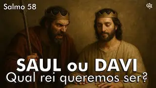 Reflexões sobre o SALMO 58 - Quando DAVI mostra ser DIFERENTE de SAUL. Aprenda a ser da PAZ