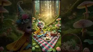 Enchanted Forest Picnic 🌲✨ | Cozy Fairycore Aesthetic & Whimsical Vibes