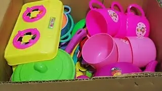 6 Minutes Satisfying with Unboxing Hello Kitty Sanrio Kitchen Set | Tiny ASMR Mini Cute Kitchen Set
