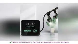 Reptile Intelligent Spray System Fogger Terrarium Humidifier Electronic Timer Automatic Mist Rain