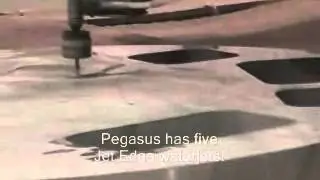 Jet Edge Waterjet Cutting Forged Steel at Pegasus NW