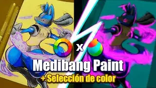 EFECTO LUMINOSO en Medibang Paint Pro - Tutorial + Selección de color