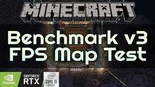 Benchmark v3 FPS Map - Minecraft Raytracing Stress Test