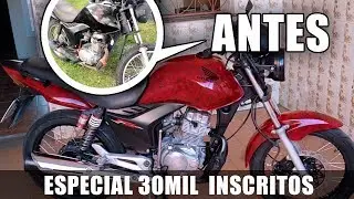 ESPECIAL 30MIL INSCRITOS - RESTAURAÇÃO DA HONDA FAN CG 125 DE LEILÃO