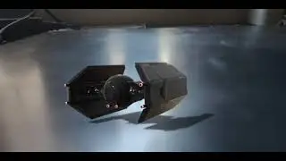 Space ship landing fx