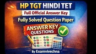 HP TGT HINDI TET 2025 | LT COMMISSION | Fully Solved Question Paper | ANSWER KEY Questions