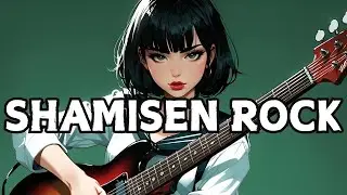 【Japanese BGM 3-Hour Ver.】Shamisen Rock - Pulse of Seisui | Perfect for Work, Study, and Gaming