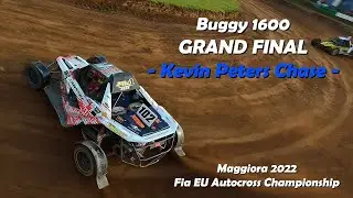 Buggy 1600 Final - Kevin Peters FULL CHASE - FIA European Autocross Championship 2022 - Maggiora
