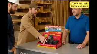 Contractor Picks Up Tape Measure