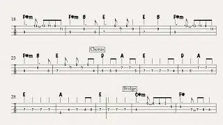 With A Little Help From My Friends bass tab - The Beatles