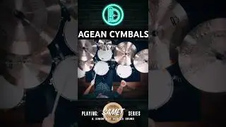 Agean Cymbals JAZZY DRUM SOLO Samet Series & Sonor AQX drums