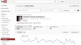 YouTube Analytics - Subscribers