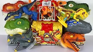 Jurassic World Rebirth ASMR Dinosaur Unboxing T-rex Brachiosaurus Triceratops Raptor Zuru Smashers