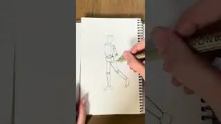 Body construction with cubes and cylinders #drawing #bodydrawing #sketch