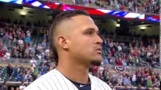 The Singing Statesmen Performing the National Anthem at Minnesota Twins