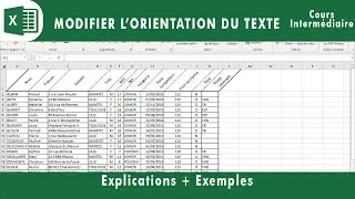 👉 Excel : Modifier l&rsquo;orientation du texte | Astuce mise en forme#Excel #FormationExcel