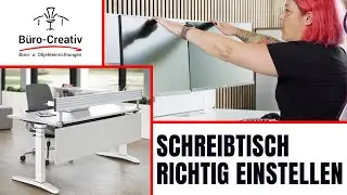 Schreibtisch richtig einstellen: Ergonomie-Guide f&uuml;r gesundes Arbeiten | B&uuml;ro Creativ Koblenz