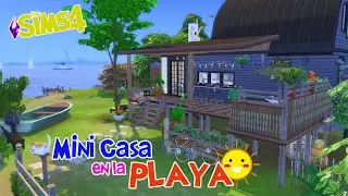 ♻️Mini Casa Ecol&oacute;gica en la Playa🌞 Sims 4