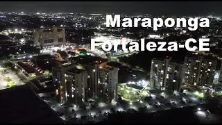 Domingo à Noite na Maraponga 🌙 | Clima Noturno, Luzes e Movimento do Bairro