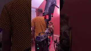 Aputure LS 600d Pro Daylight LED Monolight (V-Mount) on Set Filming Commercial Accra Ghana.#shorts