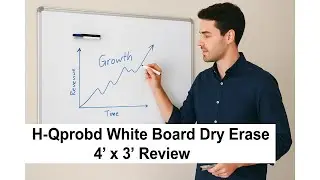 🧻 Обзор доски H-Qprobd White Board Dry-Rase 4' X 3' ✏️
