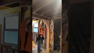 Behind the scenes installing some arches! #designbuild #homeremodeling #behindthescenes