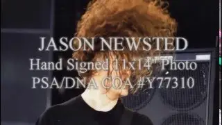 JASON NEWSTED - METALLICA - Hand Signed 11x14 