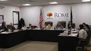 Rome CSD BOE Meeting 12/8/25