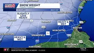 Video: Messy mix with heavy, wet snow, rain, slush