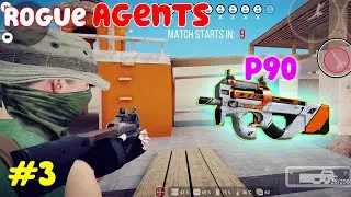 Rogue Agents: P90 The best gun (High settings, 60 FPS) Snapdragon 855+