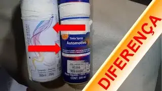diferença da tinta em spray uso geral para spray automotivo
