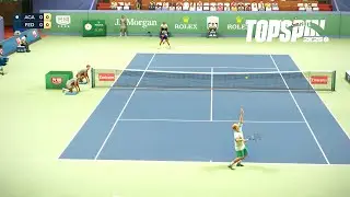 Top Spin 2K25 - Andre Agassi Vs Roger Federer I Shanghai Masters I Best Of 3 Set Match I Legend AI