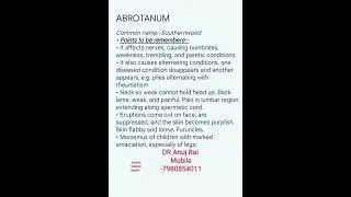 #ABROTANUM #education #india#homeopathy #homoeopathy #homeopathicmedicine #shorts #trendingshorts