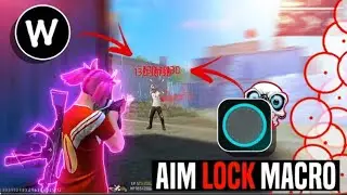 White FF Brazilian Red Fire Button Macro | Free Fire Headshot App | Ekku FF