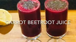 Simple and Refreshing Carrot- Beetroot Juice for Weight Loss