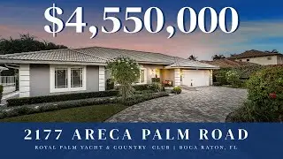 A Warm & Elegant One-Story Retreat in Boca Raton&rsquo;s Most Prestigious Community