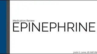 2023 MEDICATION REVIEW EPINEPHRINE
