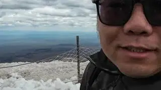 离开集安沿G331国道去长白山天池，看看化冰期的中朝国境湖 #老印露游记 #长白山天池 #吹爆美好目的地