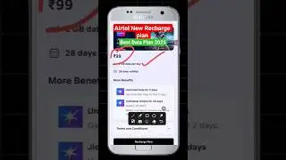 Airtel 99 New Plan Full Details 2025 Airtel 99 Plan unlimited Data Pack | Traj #airtel99pla #shorts.