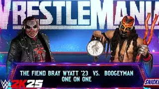WWE 2k25 - The Fiend Bray Wyatt vs Boogeyman: Single Match at Wrestlemania 41