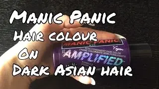 Manic Panic hair dye on dark Asian hair Review